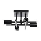 Luminária De Teto Moderna Nórdica Com 4 Luzes, Base Para Lâmpada E27, Ideal Para Sala De Estar,