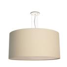 Luminária de Teto Pendente Bege 50x25