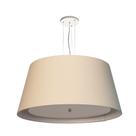 Luminaria de Teto Pendente Cone Bege 50x25 Luminaria de Teto Pendente Cone Bege 50x25