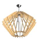 Luminária de Teto Pendente Pegasus Bivolt 110V-220V Mdf Cru Lenobre