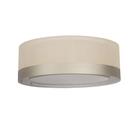 Luminária de Teto Plafon Cúpula Dupla Detalhe Bronze 40x16 Luminária de Teto Plafon Cúpula Dupla Detalhe Bronze 40x16