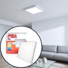 Luminária de teto Plafon Painel de Led Sobrepor quadrado 18w Luz branca 6500k Pila By Philips