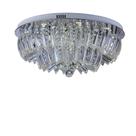 Luminária de Teto Plafon Sobrepor Led Cristal Victória 36W 60cm 6500K Bivolt