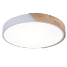 Luminária de Teto Plafon Sobrepor Montreal Led Integrado 40cm 72W Sala Quarto Escritório Bivolt