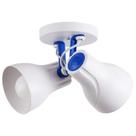 Luminária De Teto Spot Direcionável Octa Plus 3 Lâmpadas Praia Litoral E27 Bivolt 110v/220v Startec