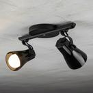 Luminária de Teto Spot Trilho Direcionável Octa 2 Lâmpadas Praia Litoral E27 Bivolt Luminária de Teto Spot Trilho Direcionável Octa 2 Lâmpadas Praia Litoral E27 Bivolt