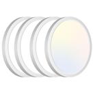 Luminária de teto zemty Flush Mount 12W 1200lm 17cm