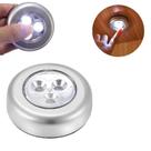 Luminaria de toque touch para iluminacao de closet armario guarda roupa com 3 leds e adesivo colante