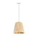 Luminária Decoração Rustica Varanda Sala Cozinha Palha Luxo