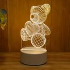 Luminária decorativa 3d top útil