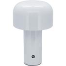 LUMINÁRIA DECORATIVA ABAJUR LED MESA USB METAL 20x12x12cm BRANCO LUMINÁRIA DECORATIVA ABAJUR LED MESA USB METAL 20x12x12cm BRANCO