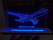 Luminária Decorativa com LED Boeing 747-800