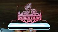 Luminária Decorativa com LED Ciclismo Mountain Bike 02