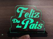 Luminária Decorativa com LED Dia dos Pais