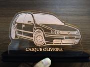 Luminária Decorativa com LED Golf Mk4 4P Roda BBS