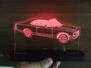 Luminária Decorativa com LED Opala Comodoro 1980