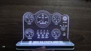 Luminária Decorativa com LED Painel Instrumentos Náuticos 02