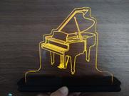 Luminária Decorativa com LED Piano Luminária Decorativa com LED Piano