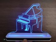 Luminária Decorativa com LED Piano