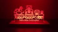 Luminária Decorativa com LED Trem Informações