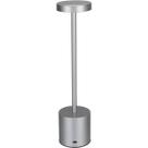 LUMINARIA DECORATIVA ENFEITE DE MESA LED USB HOME&CO METAL 34x8x8cm PRATA