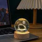 Luminária Decorativa Globo De LED Bola De Cristal Colorido Bivolt 3D 6Cm Com USB Enfeite Universo Luminária Decorativa Globo De LED Bola De Cristal Colorido Bivolt 3D 6Cm Com USB Enfeite Universo