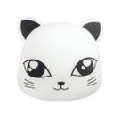 Luminária Decorativa Infantil Gata Branca 28 X 14 X 26cm Decorfun