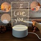 Luminaria Decorativa Led Escrever De Caneta Lousa Quadro Mesa Anotações