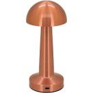 LUMINÁRIA DECORATIVA LED MESA USB METAL 21x9x9cm COBRE LUMINÁRIA DECORATIVA LED MESA USB METAL 21x9x9cm COBRE