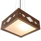 Luminária Decorativa Madeira Pendente Maresias Mirror 45cm