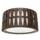 Luminária Decorativa Madeira Plafon Maracaju 35cm