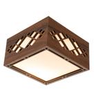 Luminária Decorativa Madeira Plafon Pipa 20cm