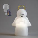 Luminária Decorfun Anjo Da Guarda Auréola Com Lâmpada Led Rg Bivolt