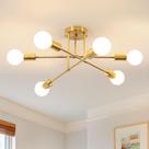 Luminária DELIPOP Sputnik 6-Light Gold Metal 110V