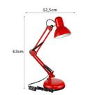 Luminária Desk Lamp Vermelho - GMH Luminária Desk Lamp Vermelho - GMH