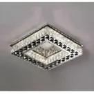 Luminária Dinâmica Plafon Quadrado 35cm Led 28w 3000kcristal