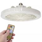 Luminária e Ventilador de Teto Silencioso Luzes de Led Rgb