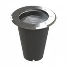 Luminaria Emb de Solo Led Inox 15w Autovolt 2700k Pt Saveene