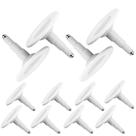 Luminária embutida LED ajustável Jolux 5/6" 12 W 2700 K, pacote com 4