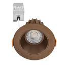 Luminária embutida LED Maxxima, 2 polegadas, regulável em 5 cores, temperatura, bronze Luminária embutida LED Maxxima, 2 polegadas, regulável em 5 cores, temperatura, bronze