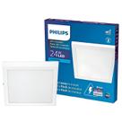 Luminaria Embutir Led Quadrada 18W 22Cm Bivolt Philips Luminaria Embutir Led Quadrada 18W 22Cm Bivolt Philips
