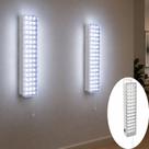 Luminária Emergência Luz Recarregável 60 LEDs 40cm Kit 2pçs Luminária Emergência Luz Recarregável 60 LEDs 40cm Kit 2pçs
