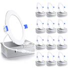 Luminária Ensenior Kit com 12 unidades, LED dimerizável de 4" 9 W 120 V Luminária Ensenior Kit com 12 unidades, LED dimerizável de 4" 9 W 120 V