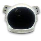 Luminária Espacial Capacete Astronauta 110/220v