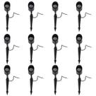 Luminária Espeto Jardim Direcionável 7W IP65 Kit 12 Gaya