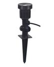 Luminária Espeto Led 5W Preto Com Luz Verde Nitrolux