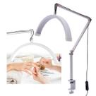 Luminaria Estetica Suporte Mesa Celular Meia Lua 3 Tons Ajustavel Maquiagem Manicure Tatuagem Estudio Cilios Limpeza Pele Rosto Sobrancelha Face Foto