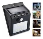 Luminária externa luz Parede Led Energia Solar iluminação Sensor presença Luminária externa luz Parede Led Energia Solar iluminação Sensor presença