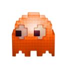 Luminária Fantasminha Clyde Laranja Personagem Jogo Eletrônico Vídeo Game Pac-Man Presente Criativo Geek