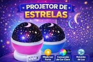 Luminária Galáxia Projetor Céu Estrelado LED RGB 360